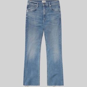 Citizens of Humanity Women's Blue Isola Cropped Jeans